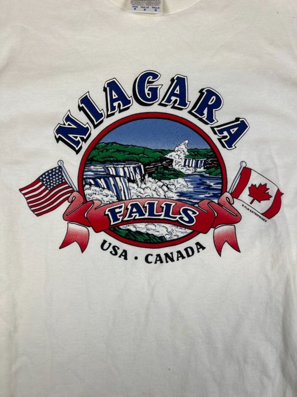 Vintage Tennessee River Niagara Falls Graphic T-Shirt Men Medium White USA - Picture 3 of 7